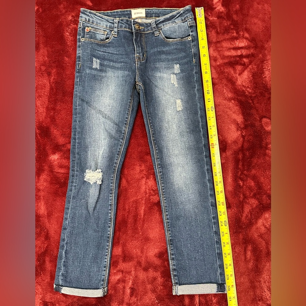 Hudson girls jeans RN#140977 size 14, excellent condition, 21” inseam